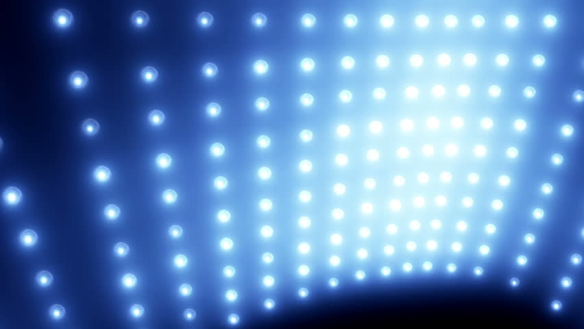 A large flashing marquee with flashing lights.