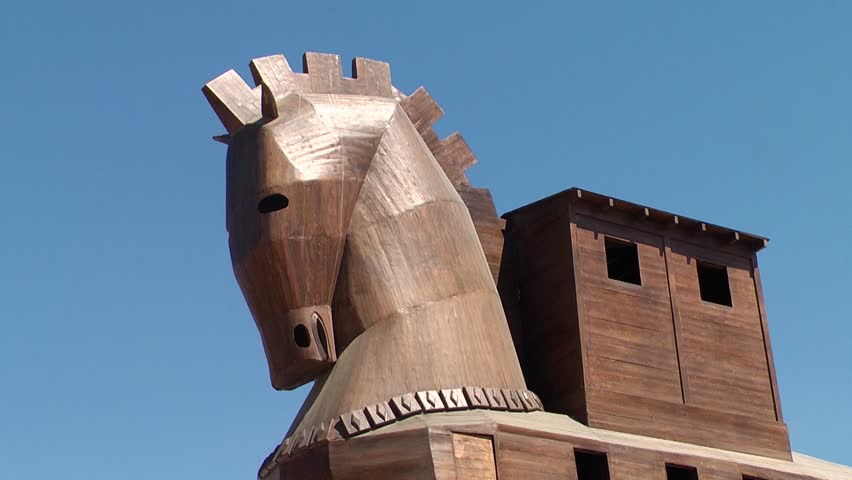 Trojan horse Troy Turkey 