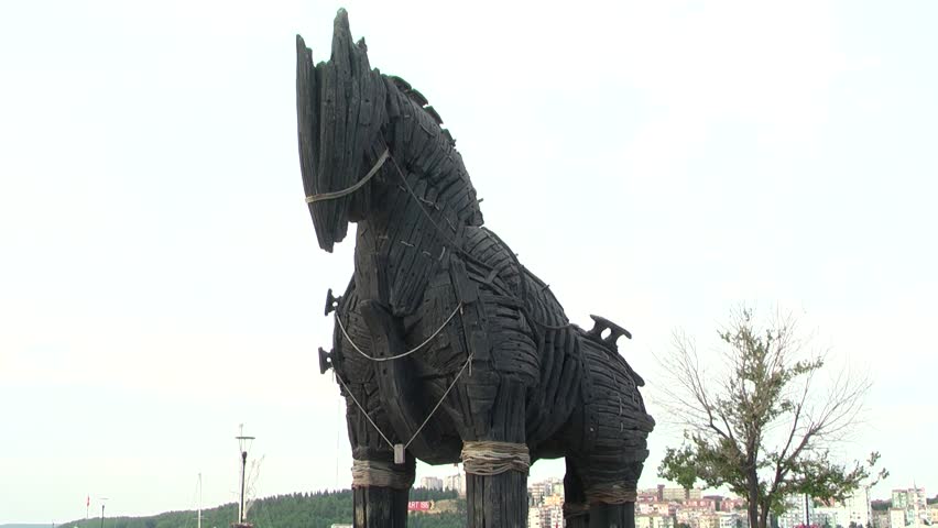 Trojan horse Troy Turkey 