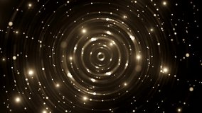 Abstract gold background with animated circles and stars. Circle Loop Background Animation. Brilliant colorful circles for background. look more options and sets footage in my portfolio.