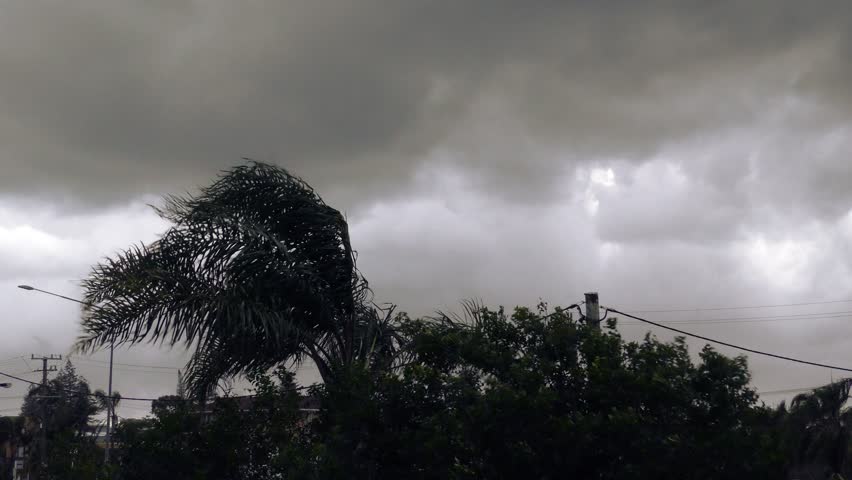 Powerful tropical storm lashes Australian coastal suburb