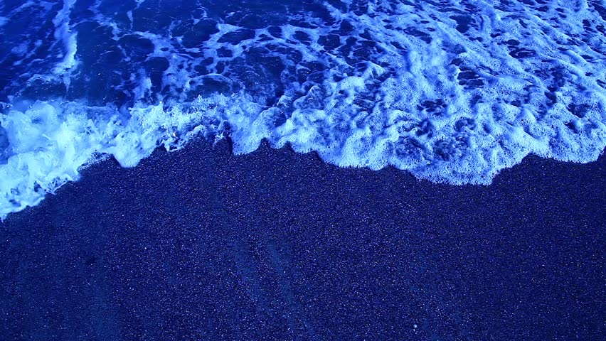 Dark Blue Sea Waves On Stock Footage Video (100% Royalty-free) 8986876