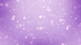 Moving gloss particles on violet background loop. Slow motion. Soft beautiful backgrounds. Circular shapes perform dance. motion background. More sets footage  in my portfolio.