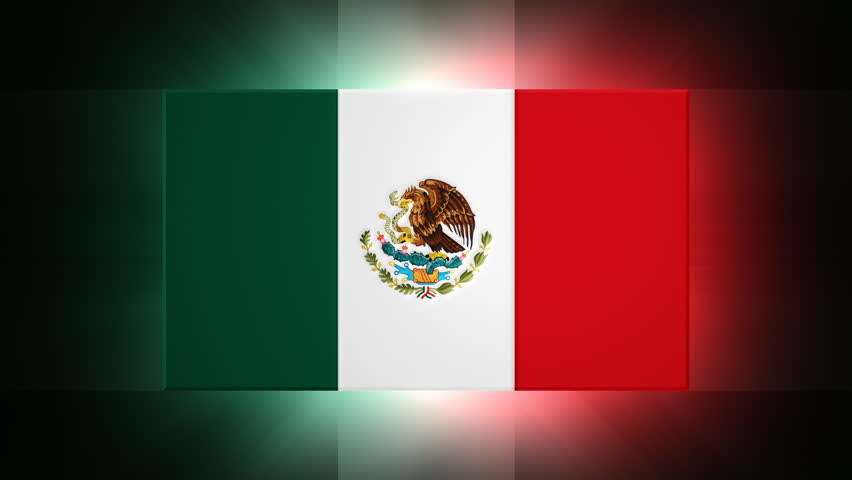 Mexican 3D flag - HD loop 