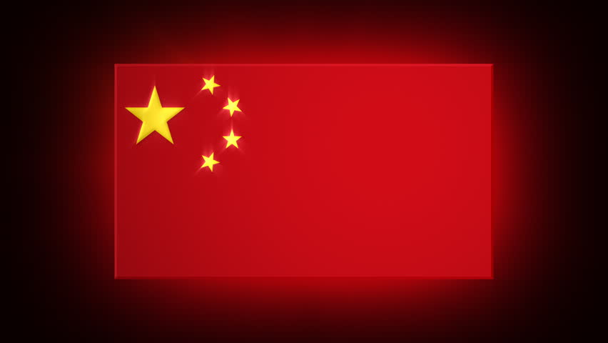 Chinese 3D flag - HD loop 