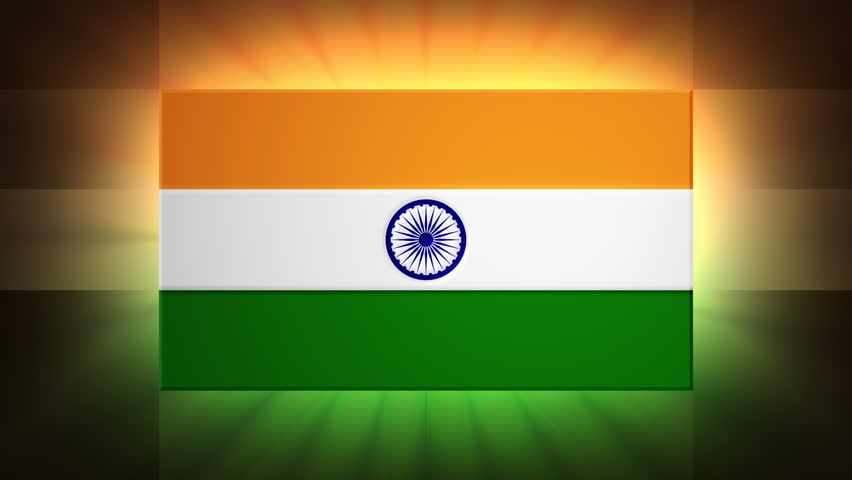 Indian 3D flag - HD loop 