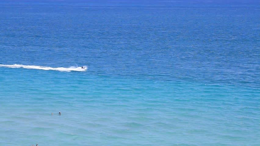 water sports on the ocean in Miami beach, florida