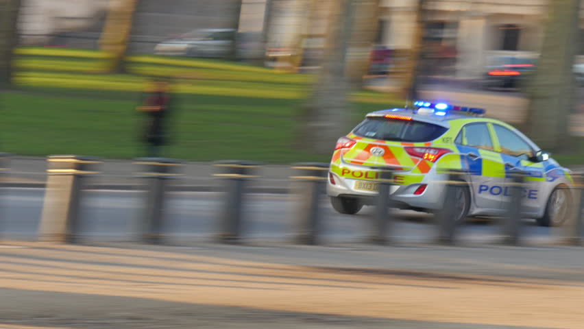 A Police Car Running So Stock Footage Video (100% Royalty-free) 9050140 ...