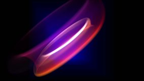 4k Abstract laser neon circle ring,optical fractal rainbow,curve lines fantasy aurora vj art dream background,universe space science fiction particles backdrop.Fractal geometry weaving net. 0397_4k - Powered by Shutterstock - Get 15% off with code: PIKWIZARD15