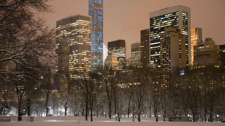 Night Time View Of Manhattan Stock Footage Video 100 Royalty Free Shutterstock