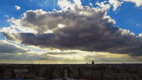 Timelapse - Clouds Over The City