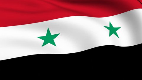 Syrian Arab Republic Flag Waving Stock Footage Video (100% Royalty-free)  1047572524 | Shutterstock