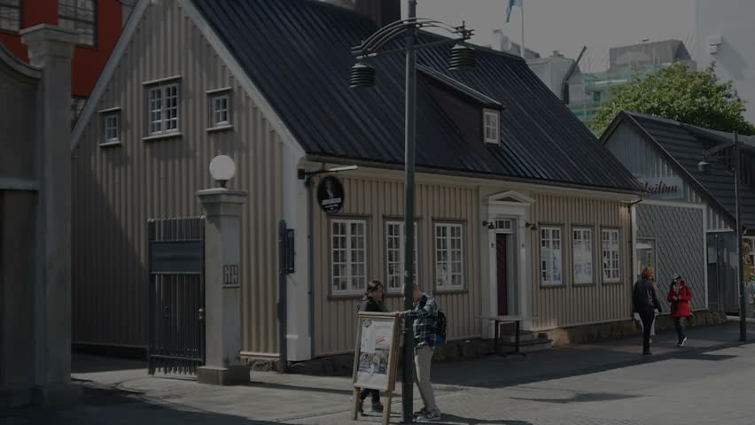 The streets of Reykjavik