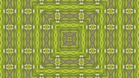 Fantasy green and gray animation of sparkling decorative pattern with kaleidoscopic effect. Amazing moving background with meditative and hypnotic effect. Seamless loopable. HD video clip.
