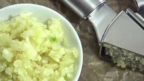 Pressed Garlic (seamless loopable)