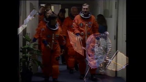 CIRCA 1990s - John Glenn returns to space on the Space Shuttle in 1998.