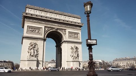 Time lapse traffic Arc de Triomphe de l'Etoile, Paris
TIme lapse of the famous Arc de Triomphe de l'Étoile in Paris, France - 1080p