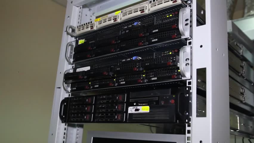 Server Farm Rack Computer, Computer Server Shelving