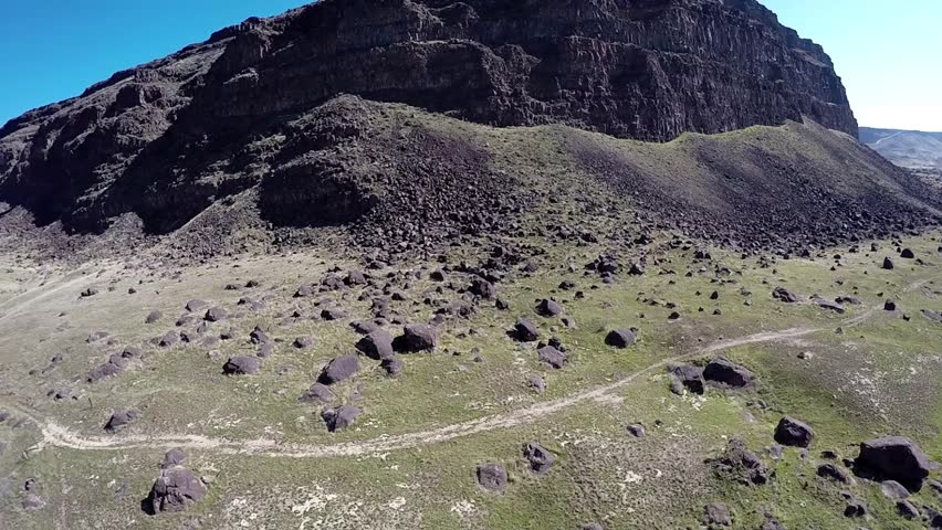 Bluff in the Snake river canyon Idaho