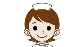 Nurse explaining by Speech Bubble -Animation