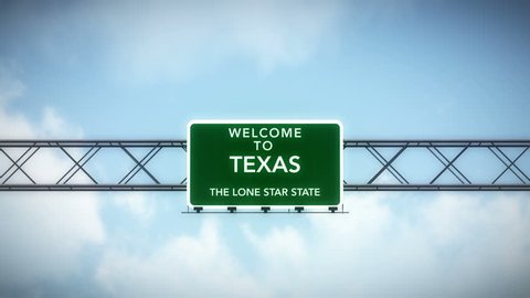 4K Passing under Welcome to Texas State USA Interstate Highway Sign with Matte Photo Realistic 3D Animation
4K 4096x2304 ultra high definition