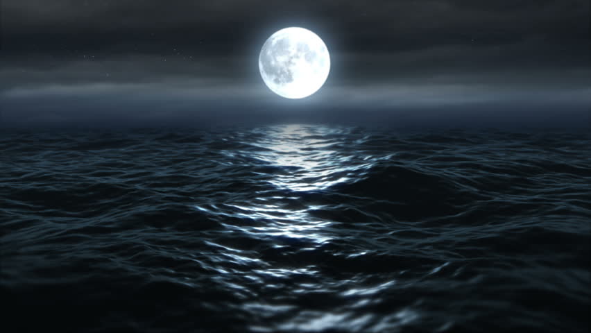 Full Moon In The Darkness Stock Footage Video 100 Royalty Free Shutterstock