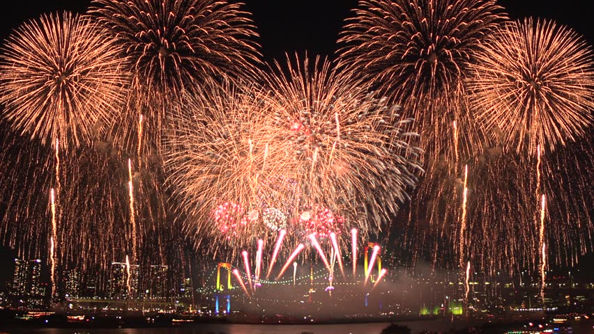 tokyo japan fireworks hd
