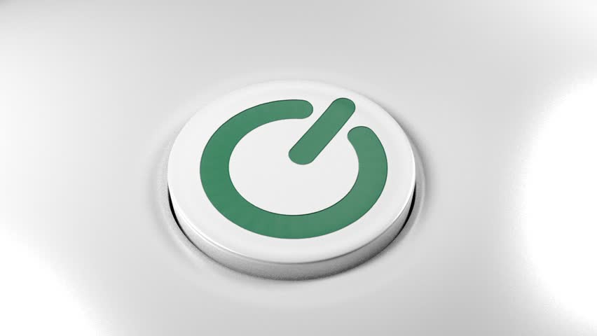 Press power button. Видео с кнопкой заставка белая.