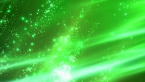 4K Animation. Abstract motion background, shine, light, particles, rays, loop.