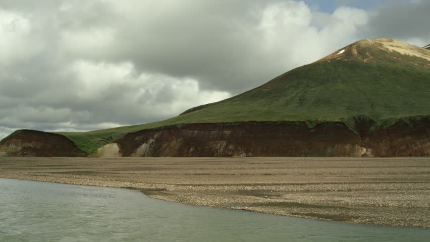 Iceland, Mountains Rivers Landscape.