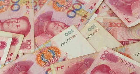 4k Money Renminbi (Rmb) 100 Yuan Notes,Financial Freedom.Mao Zedong leader Avatar. gh2_10889_4k