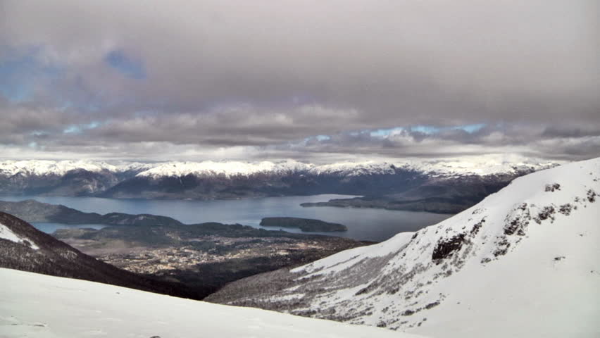 Patagonia, Argentina Lake View from the Andes Mountains.