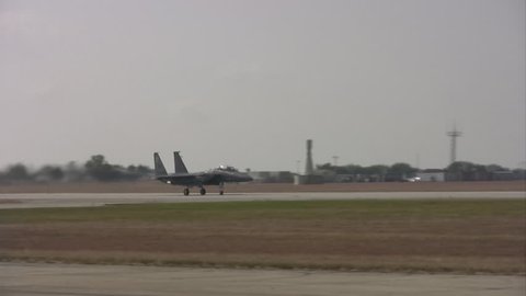 Video of an F15 Eagles  in an airshow at Randolph AFB Texas.