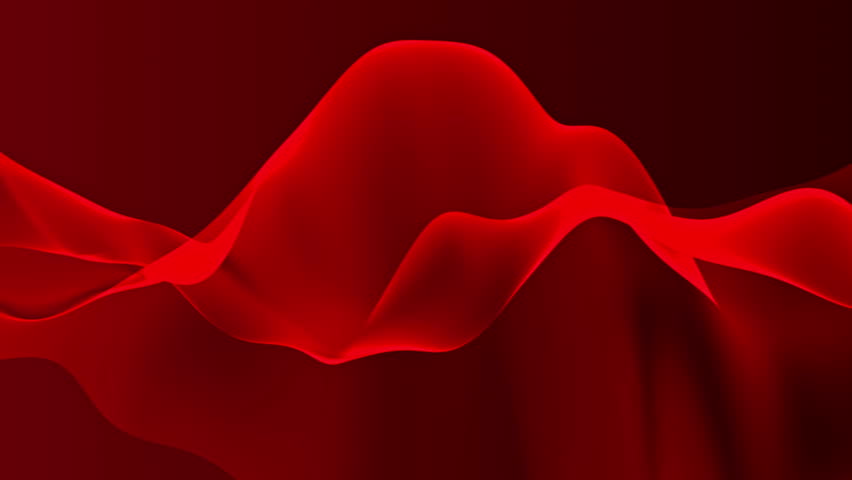 Abstract Background Waving with Red Stock Footage Video (100% Royalty