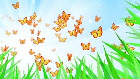 Butterflies - Looping Video Clip