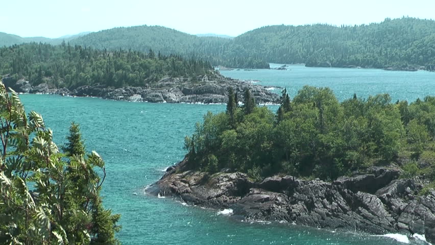 Wilderness. Northern shore of Great Lake Superior.  Pukaskwa National Park of Canada. Ontario, Canada