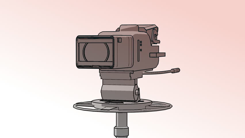 Broadcasting camera