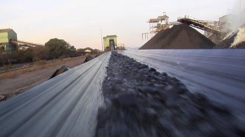 Coal on conveyor belt