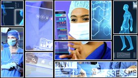 laboratory healthy motion graphics touchscreen surgeon technology genetics DNA - Powered by Shutterstock - Get 15% off with code: PIKWIZARD15