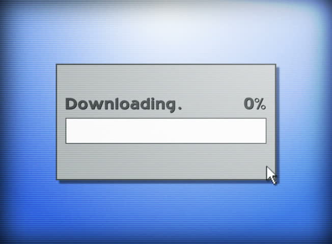 Downloading a file.