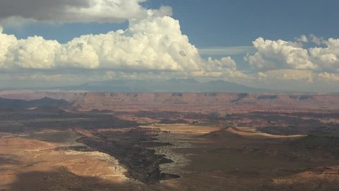 Time lapse Clouds over Canyon-lands NP