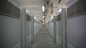 Water treatment plant. Ultraviolet disinfection unit, . - Powered by Shutterstock - Get 15% off with code: PIKWIZARD15