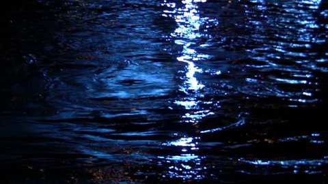 Water surface with waves glittering in the light