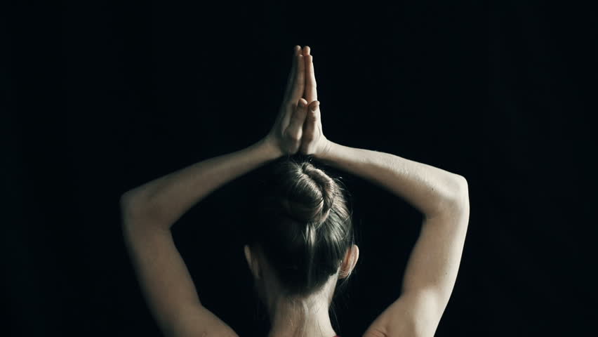 Palms reverse prayer pose Stock Video Footage - 4K and HD Video Clips ...