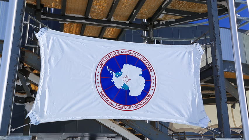 USA Antarctic Programme flag Amundsen-Scott South Pole Station
