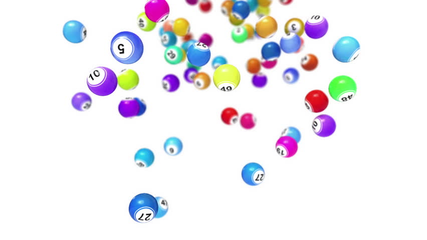 lottery balls loopable background Stock Footage Video (100% Royalty