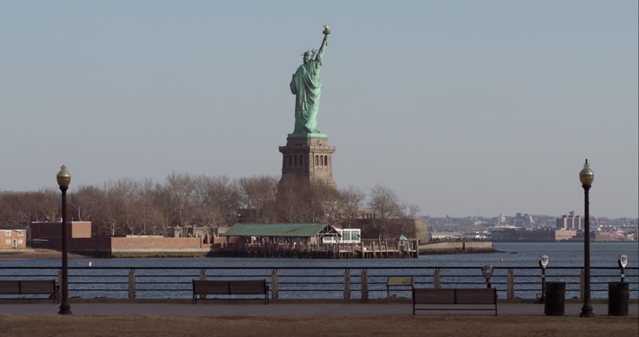 statue of liberty from new jersey