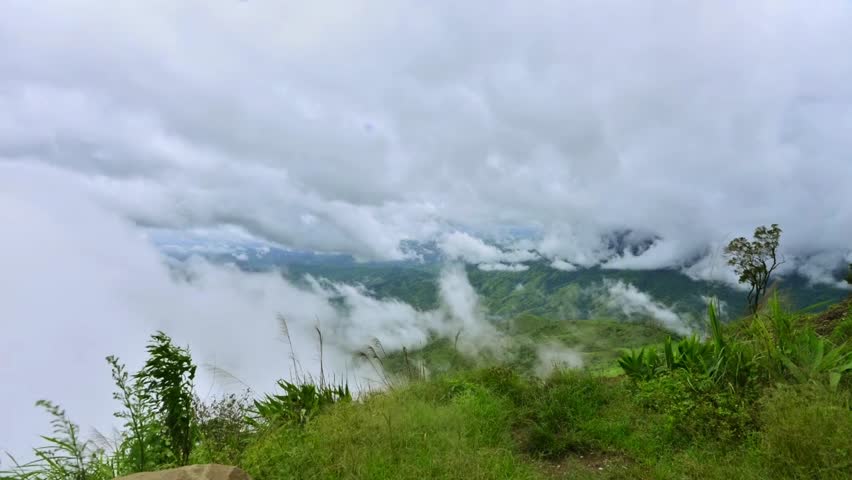Cloud on mountain  | Shutterstock HD Video #9328550