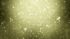 Abstract motion background in golden colors, shining Seamless loop. lights and sparkling particles. More sets footage in my portfolio. 