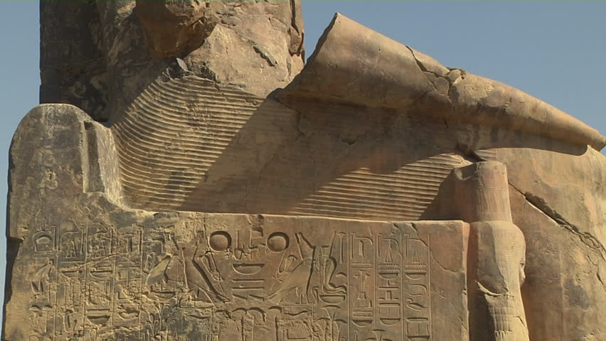 Hapy God of Egypt carved on Memnon Statue